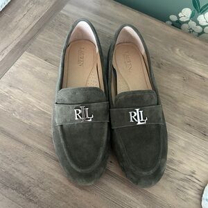 Ralph Lauren Olive Green Loafers